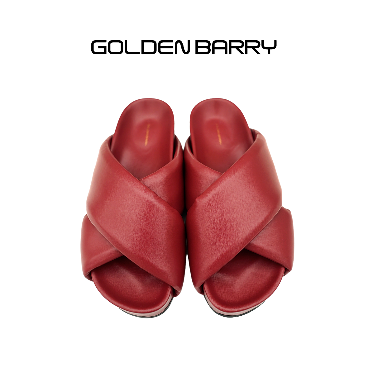 GOLDENBARRY|643022软糯舒适交叉带皮托鞋【瑕疵】