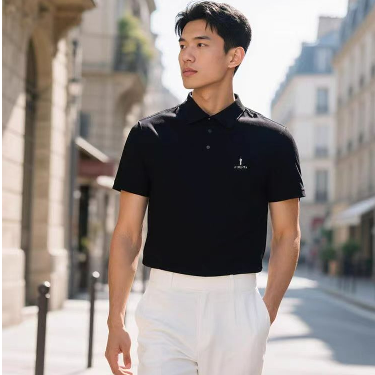 【抗uv防晒冰爽T】比音勒芬高尔夫25夏新款男速干休闲短袖翻领POLO