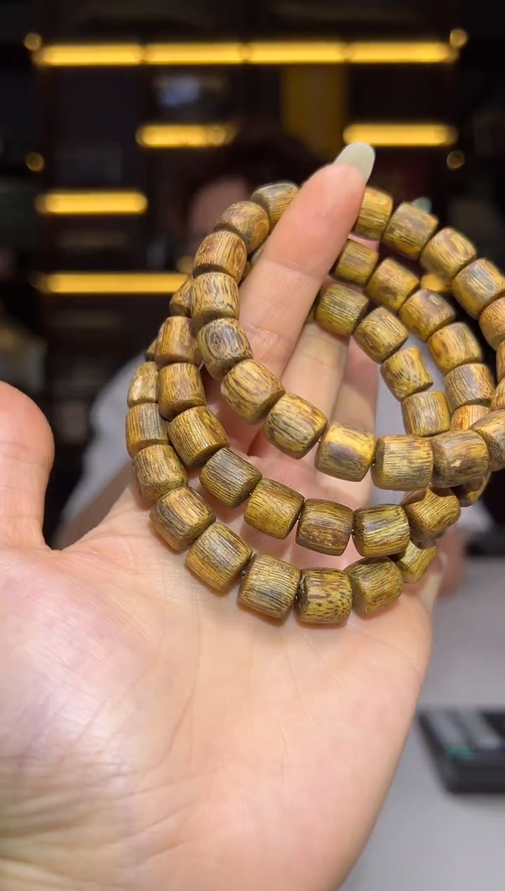 沉香沉香碎屑783号淳化红金猊1.0桶珠单圈碎屑香粉多样性发一10