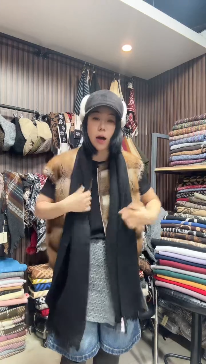 棉麻芳姐围巾福利F09