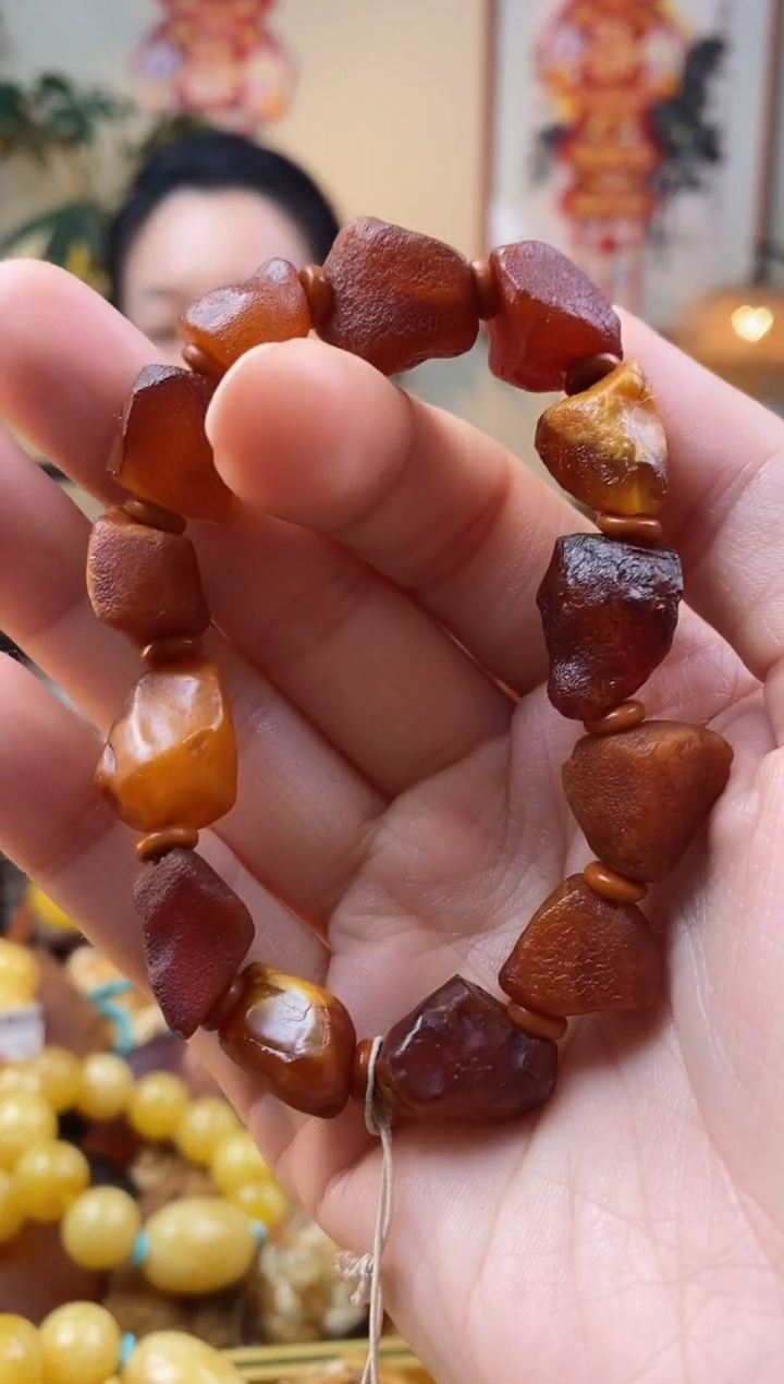 【闪购商品】琥珀手串未镶嵌手串