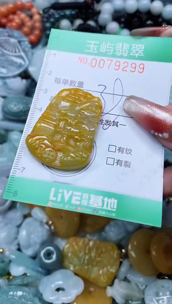 【闪购商品】翡翠颈饰未镶嵌闪购0079299多样性发其一