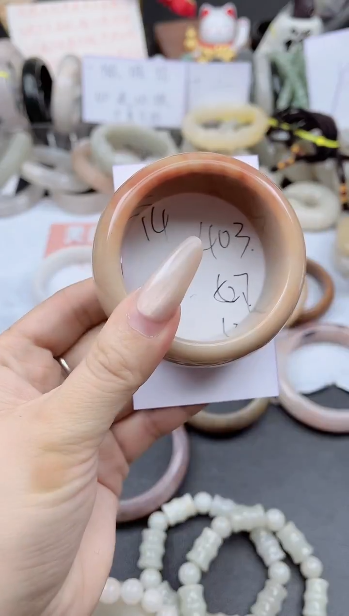 未镶嵌手镯石英质玉403