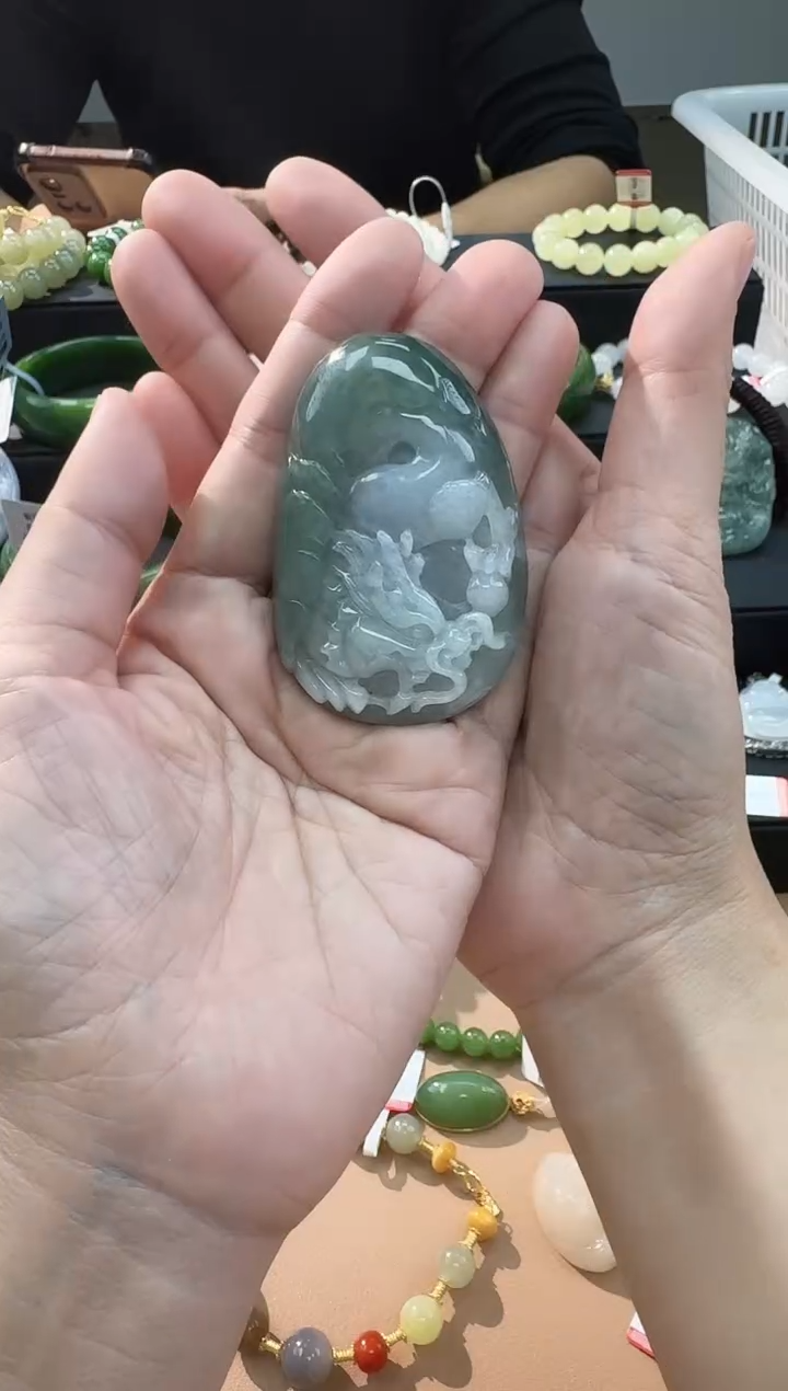颈饰未镶嵌翡翠【瑞睿珠宝】翡翠玉牌