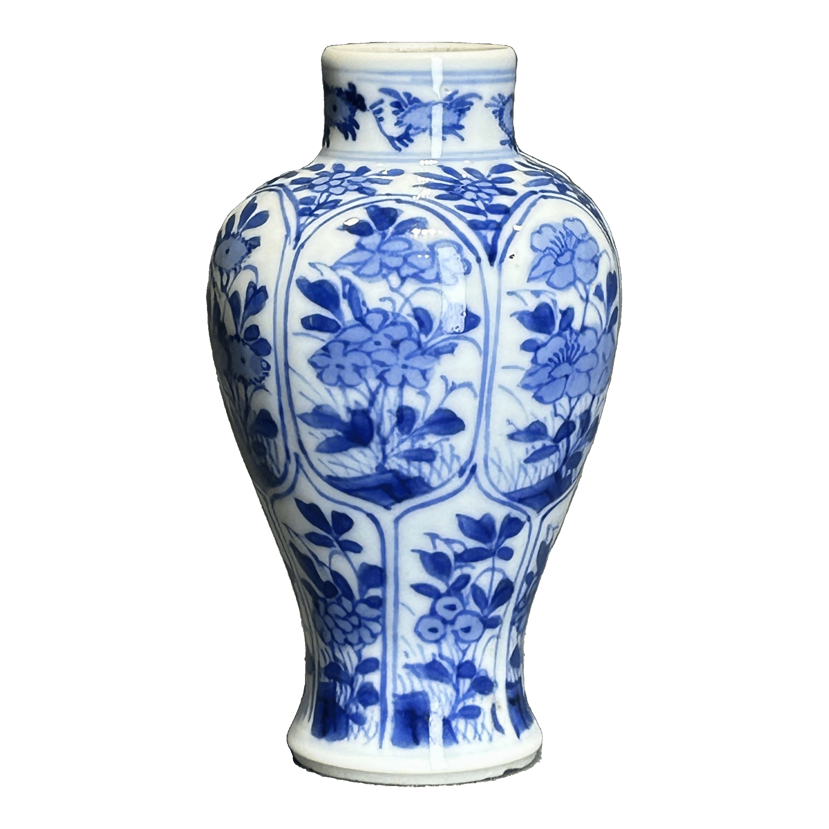 25031006x青花花卉纹瓶