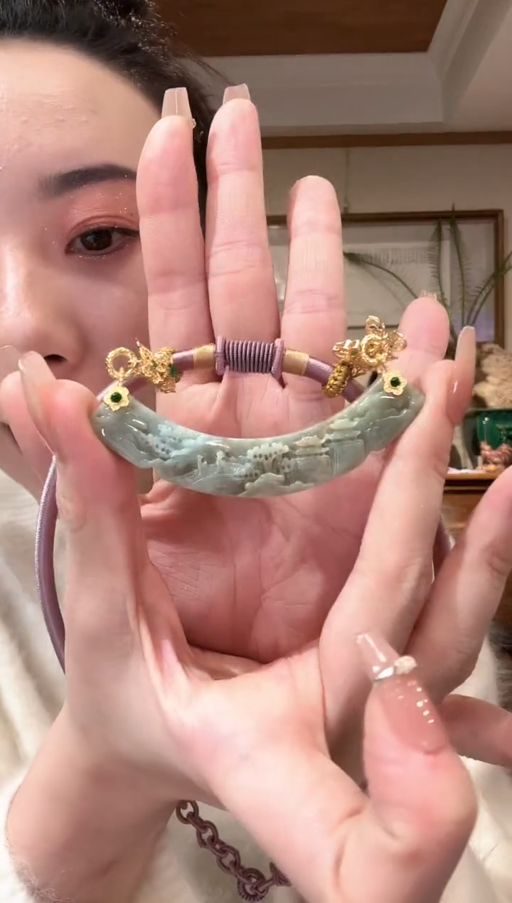 【闪购商品】翡翠颈饰未镶嵌国风