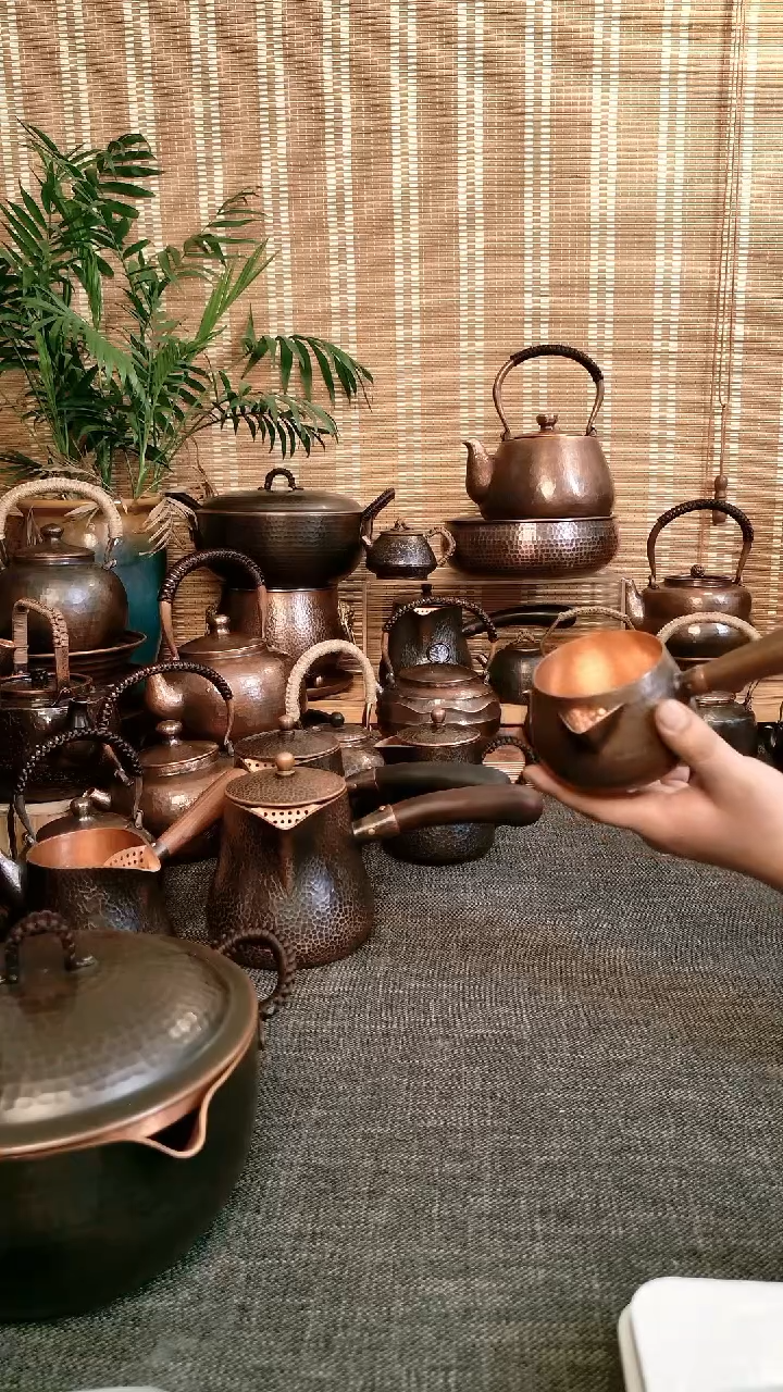 【闪购商品】紫铜400ML煮茶罐