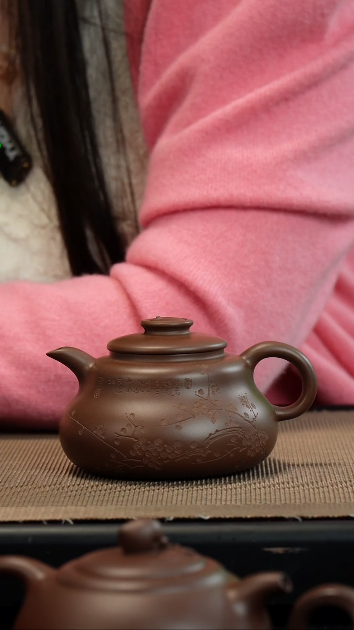 【闪购商品】紫砂茶壶老紫泥太极福禄