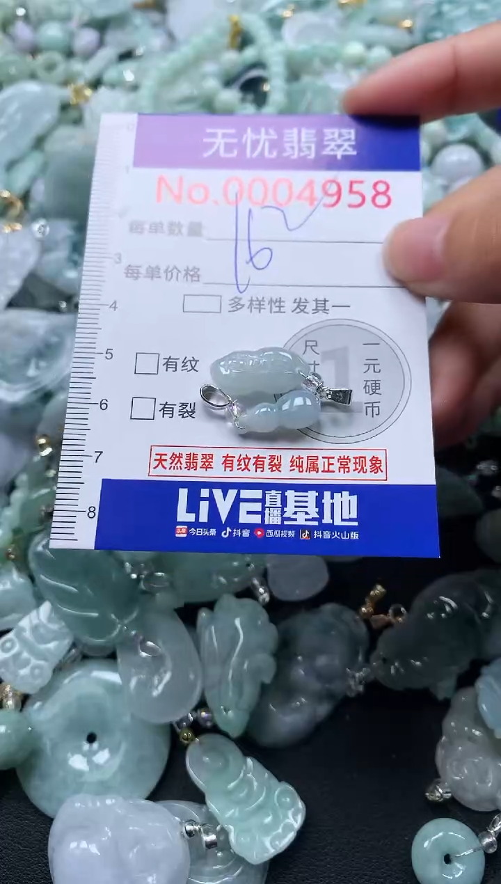 颈饰未镶嵌翡翠4958