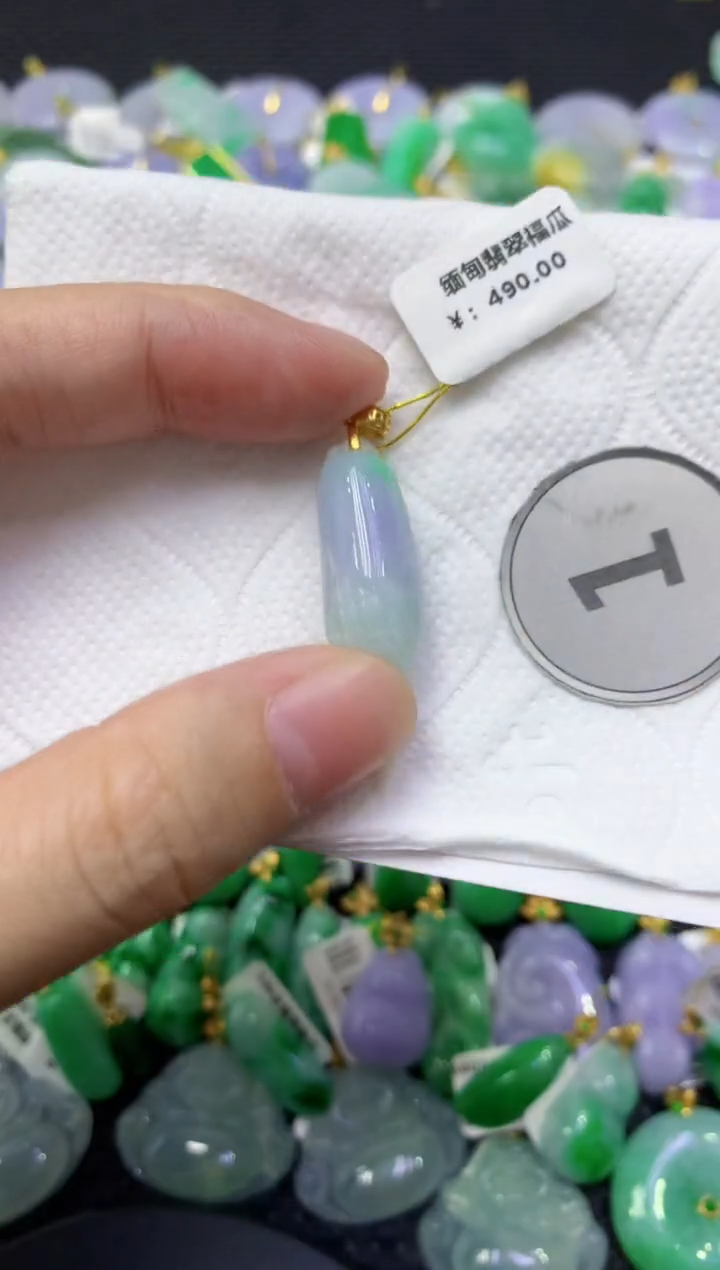 颈饰未镶嵌翡翠天然缅甸翡翠A货