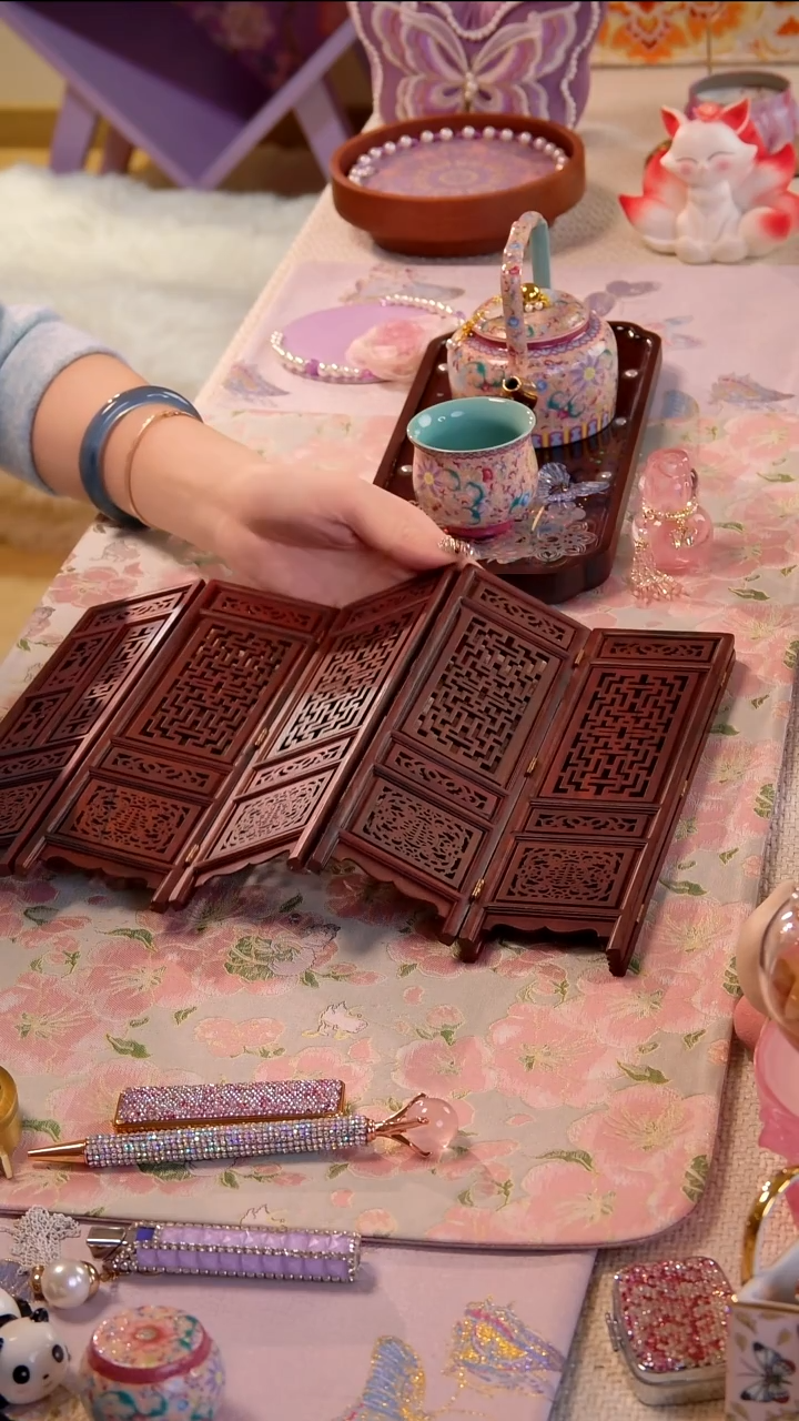 酸枝木 屏风 如图 