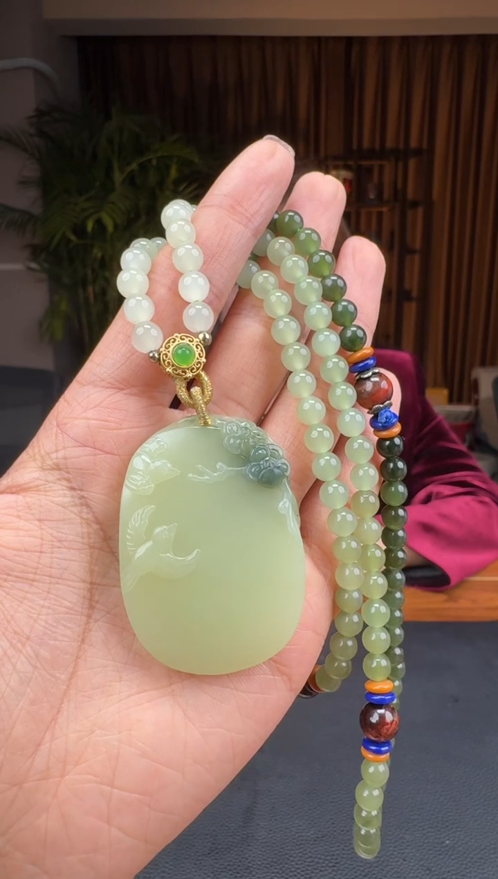 【闪购商品】和田玉44未镶嵌3.5王老师多样性拍一发一