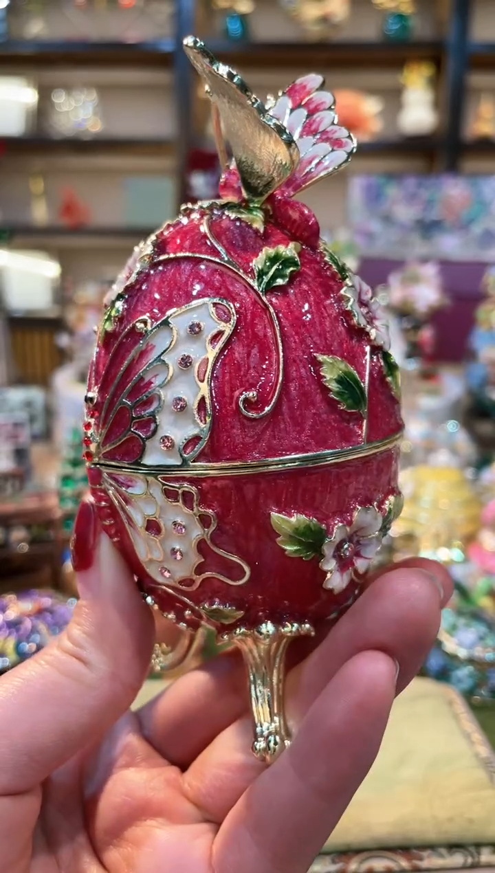 【闪购商品】精致珐琅彩首饰盒