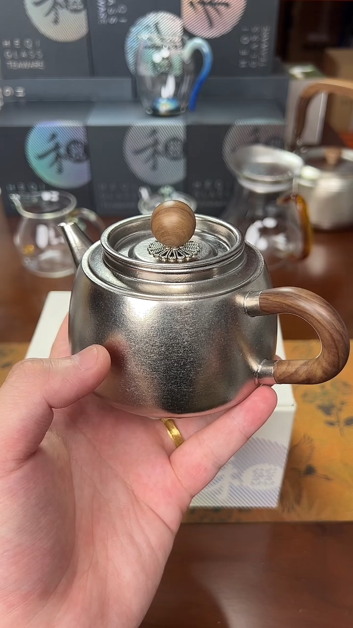 @@器态泡茶壶 纯钛