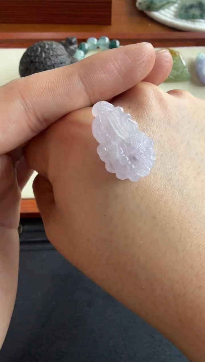 未镶嵌定制翡翠白菜