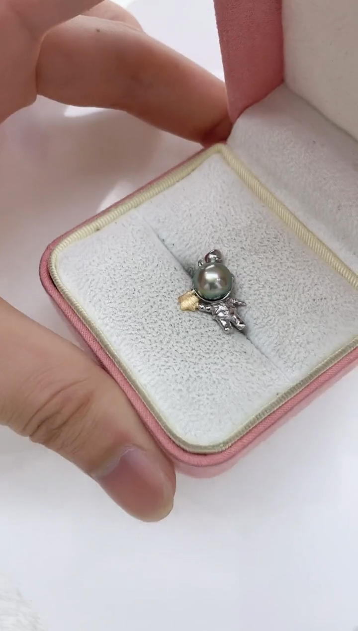 【闪购商品】海水珍珠颈饰银S925镶嵌海水珍珠吊坠