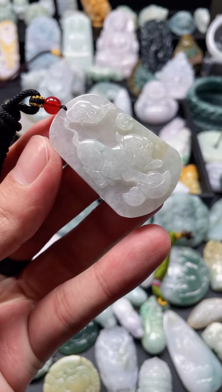 翡翠未镶嵌颈饰天然翡翠a货
