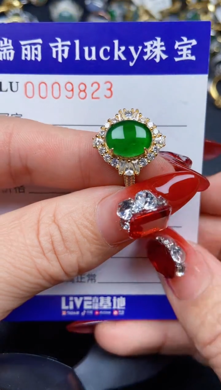 【闪购商品】翡翠颈饰银S925镶嵌9823