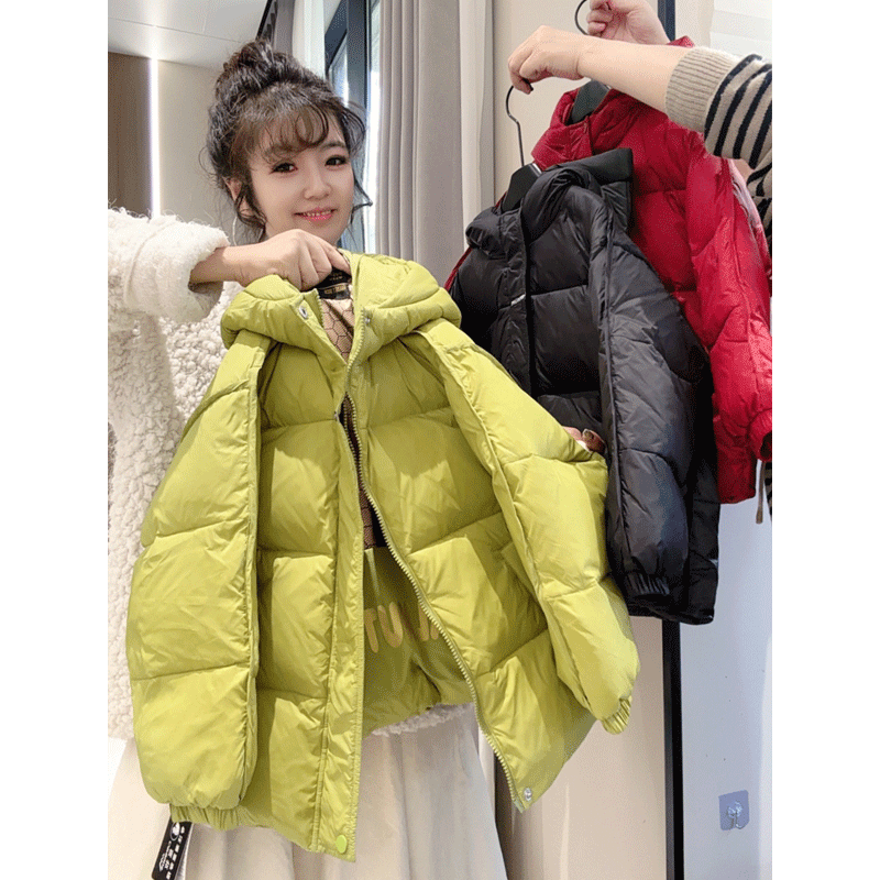 男童冬装新款休闲黑金羽绒服冬季亲子款加厚连帽外套XT181