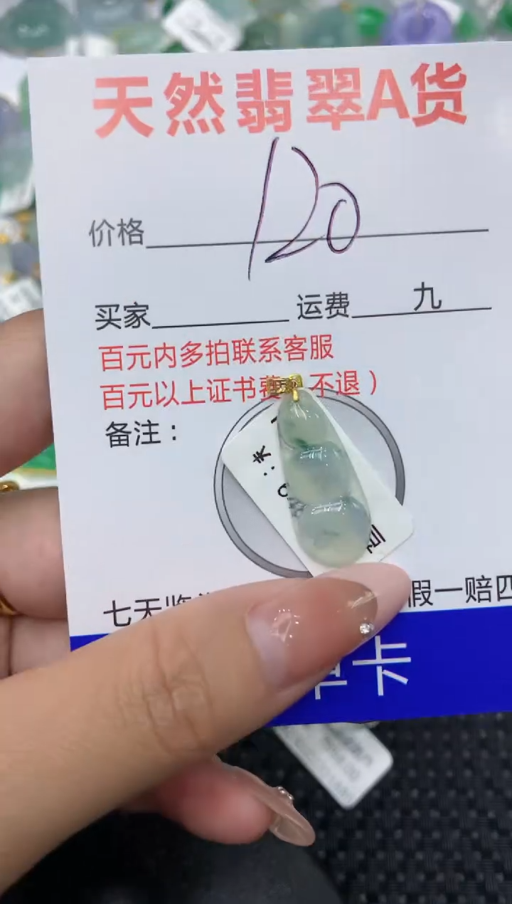 【闪购商品】翡翠颈饰18K金镶嵌111111111