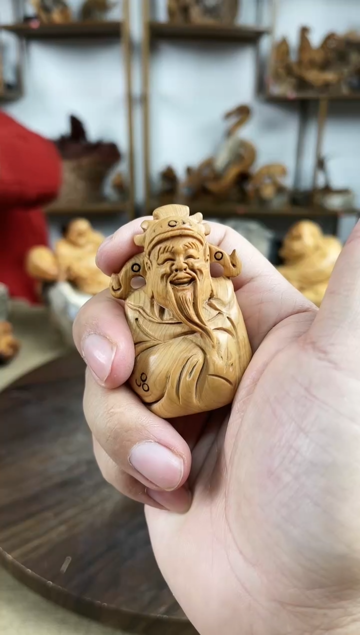 【闪购商品】柏木（崖柏）木雕1