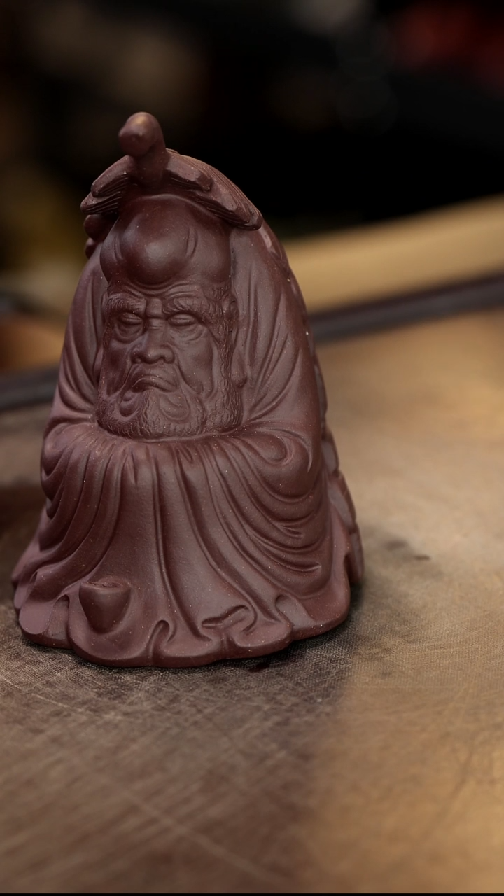 芭蕉达摩雕塑茶宠