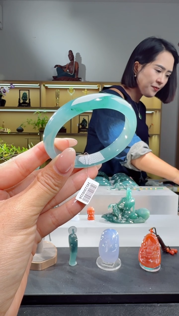 未镶嵌手镯翡翠53圈