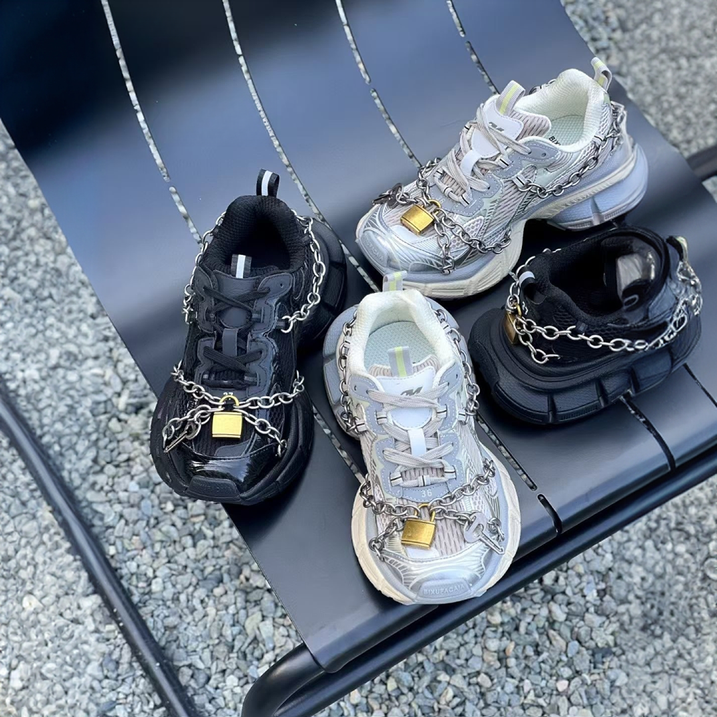 2025新款3xl老爹鞋女透气运动鞋厚底增高休闲鞋女潮酷个性女百搭