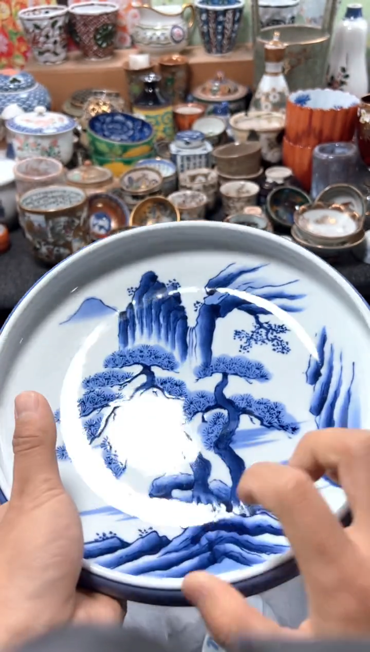 瓷片庐****潮夏目海外回流瓷器中古品。
