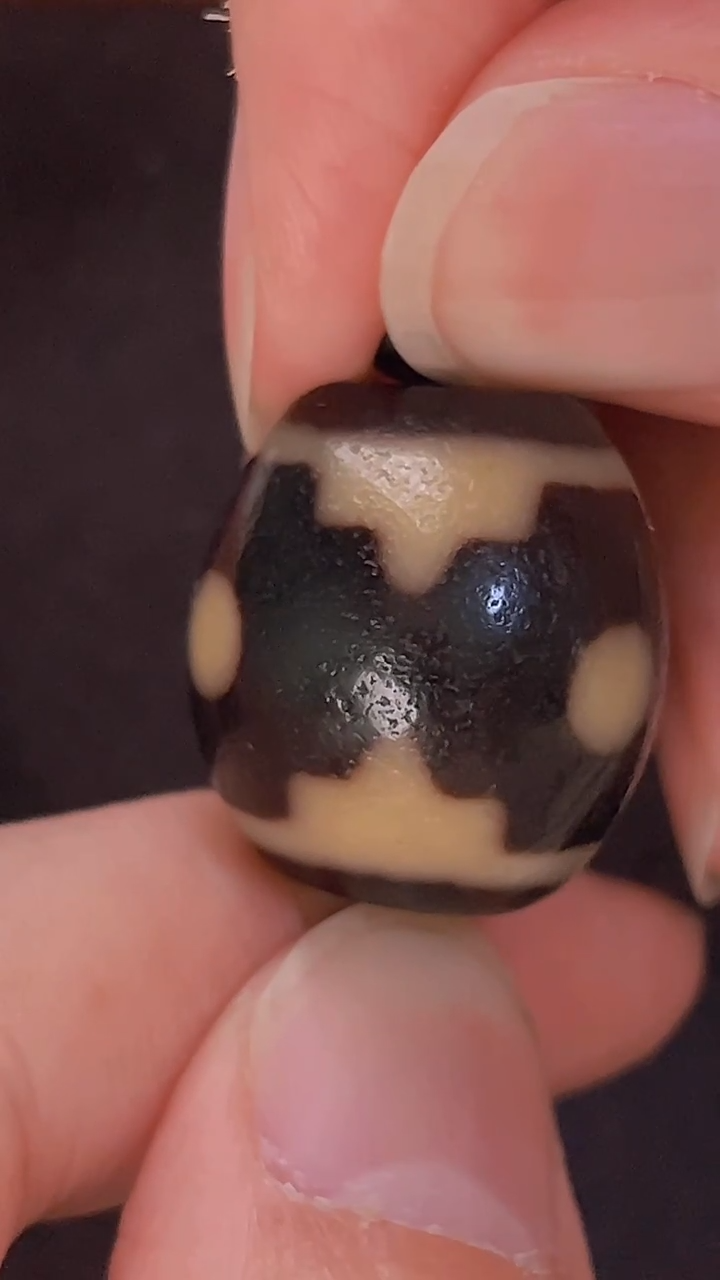 未镶嵌颈饰玛瑙/玉髓梵藏黑金坛城三达洛22.7*21.2