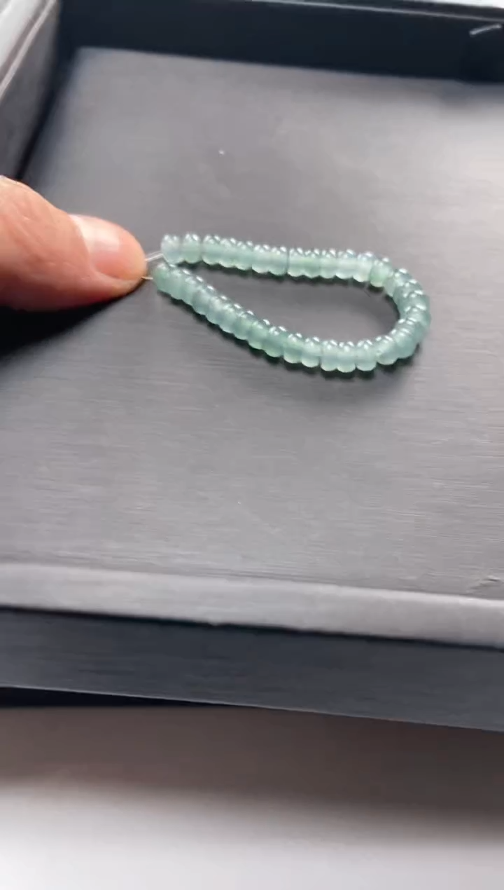 【闪购商品】翡翠手链未镶嵌多样性发货算盘珠浅色
