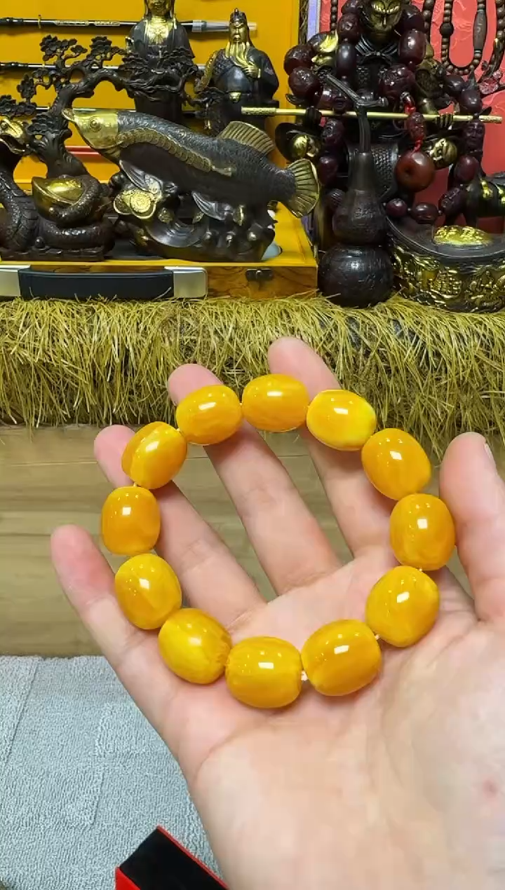 【闪购商品】蜜蜡颈饰未镶嵌艳艳链接98