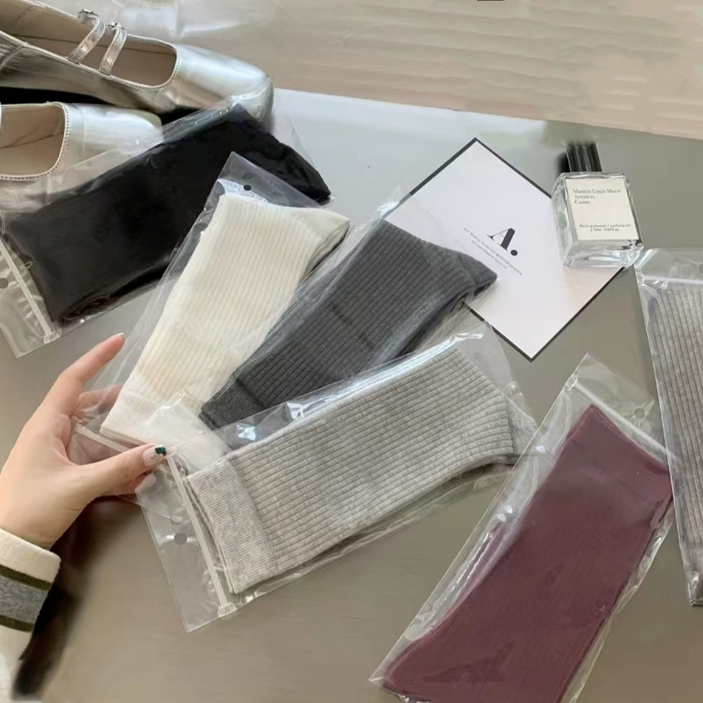 【安可乐】中长筒潮流百搭堆堆袜W6008