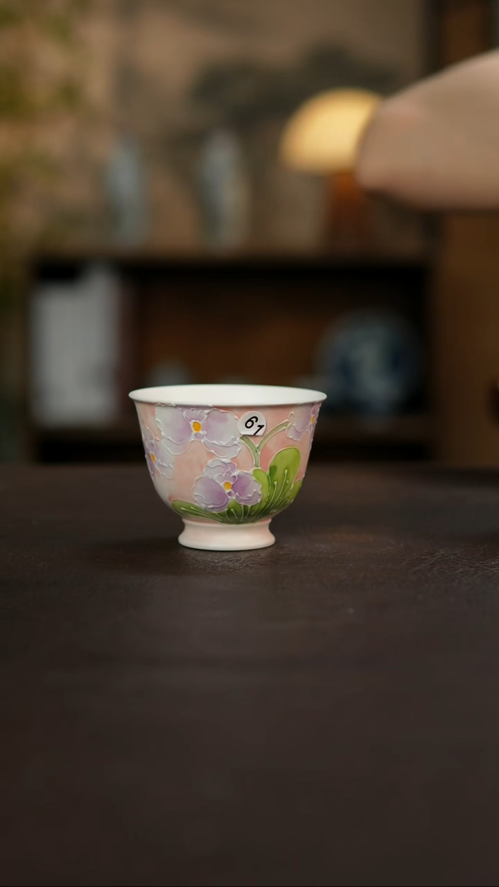 杯景德镇陶瓷杯碗柴烧多人