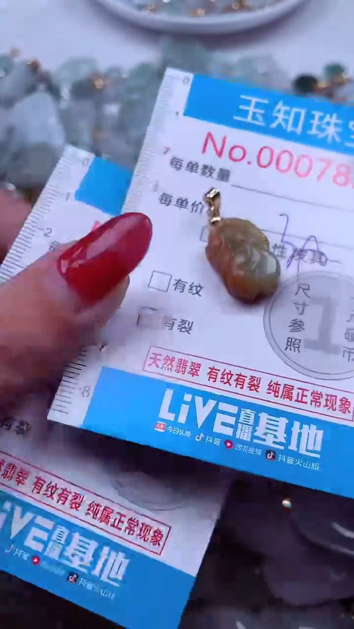颈饰未镶嵌翡翠7829