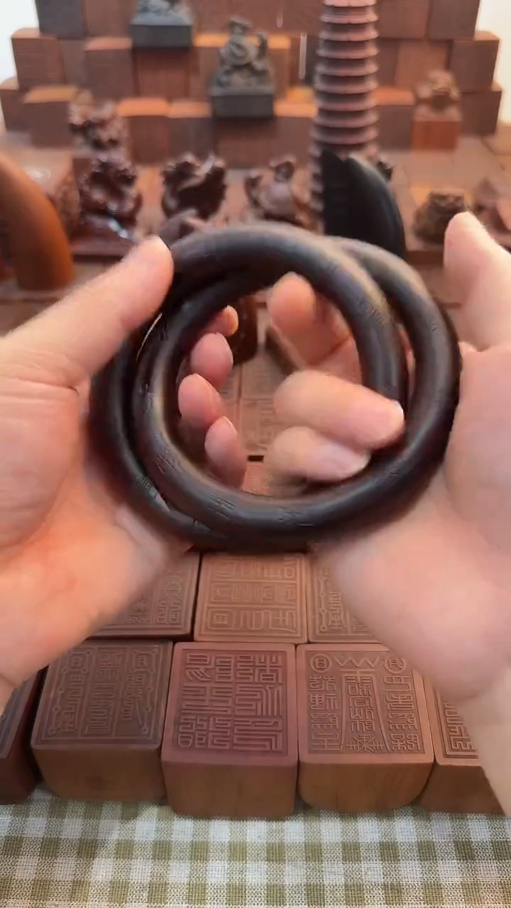 枣木内径80九字十字乾坤圈77