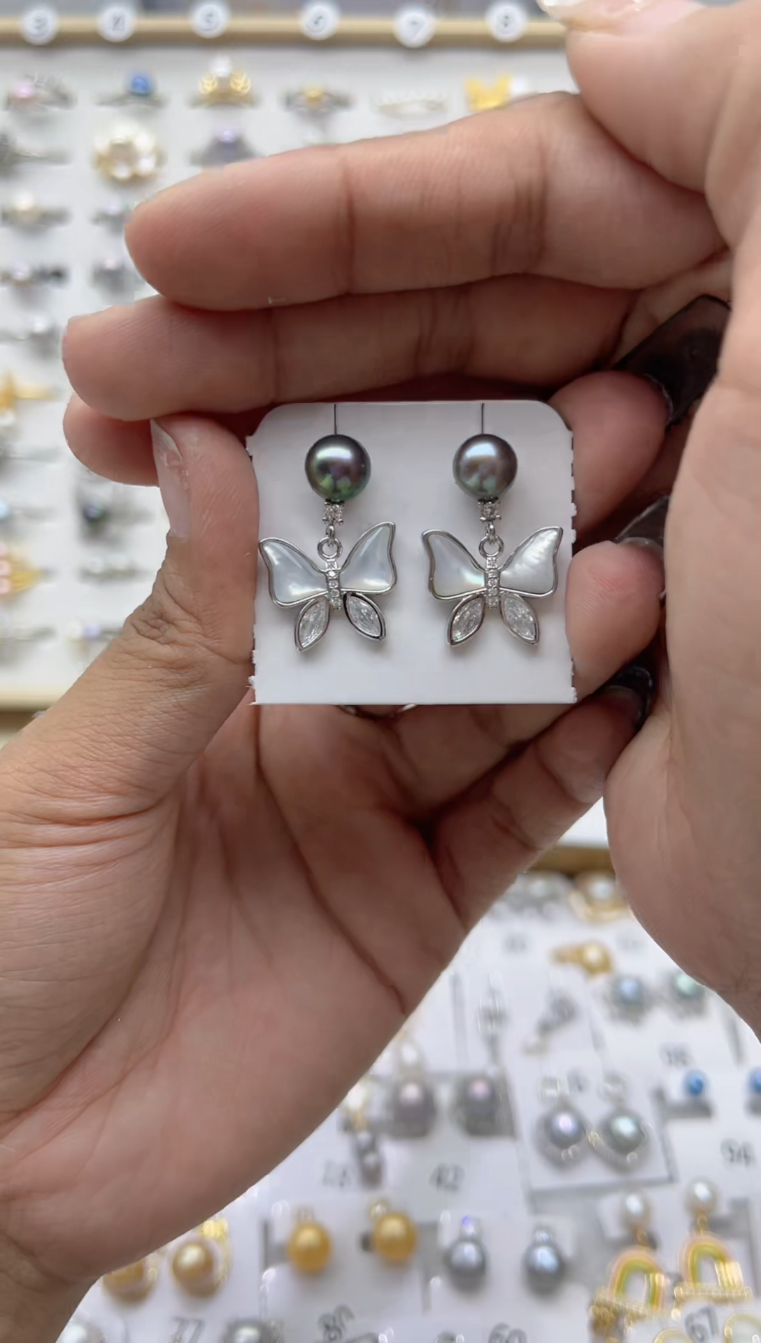 【闪购商品】淡水珍珠戒指合金27