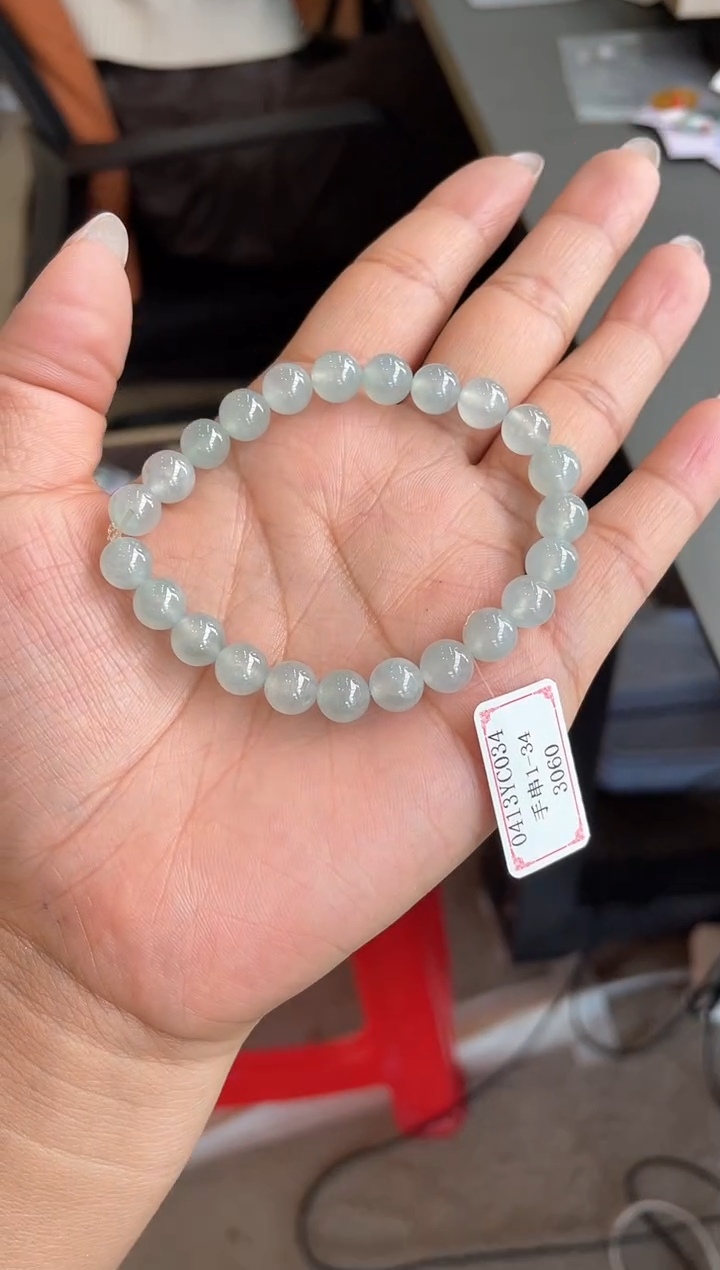 未镶嵌手串翡翠0413YC034