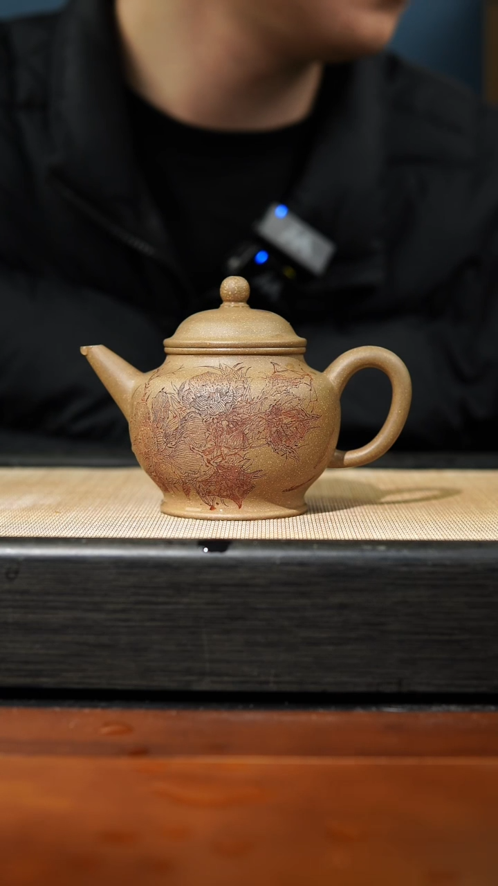 【闪购商品】紫砂茶壶青段宫灯，200cc