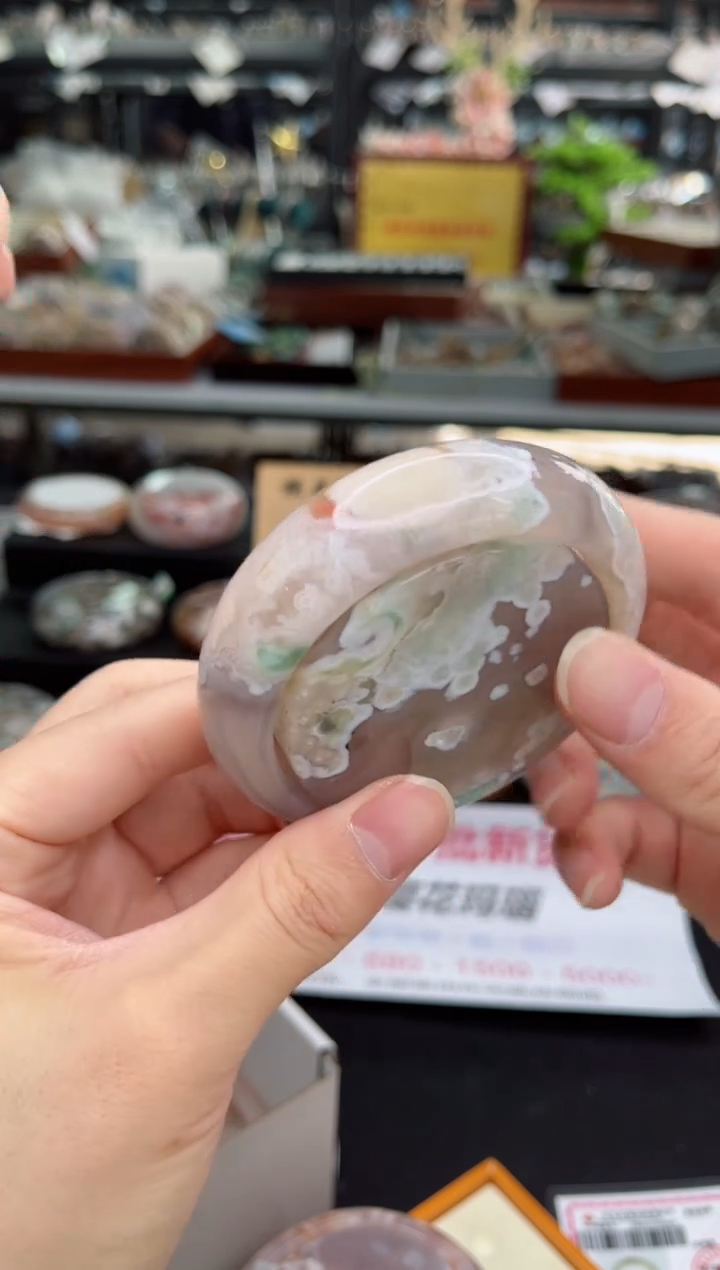 【闪购商品】石英质玉手镯未镶嵌60圈口（赠品镯心）3545691