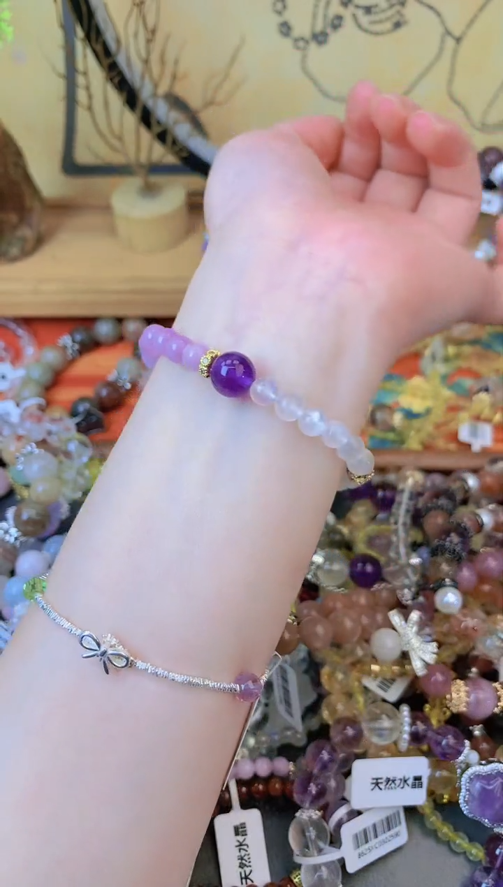 【闪购商品】锂辉石手串未镶嵌414