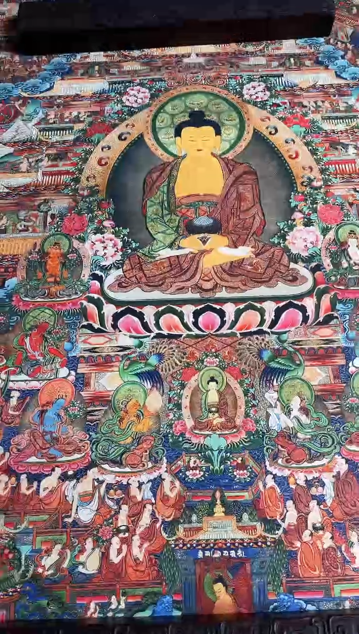 卷轴画曦曦的唐卡tk160