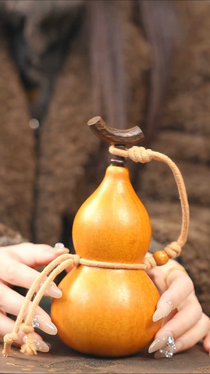 【闪购商品】XH278大漆酒葫芦不包手串及旋转底座