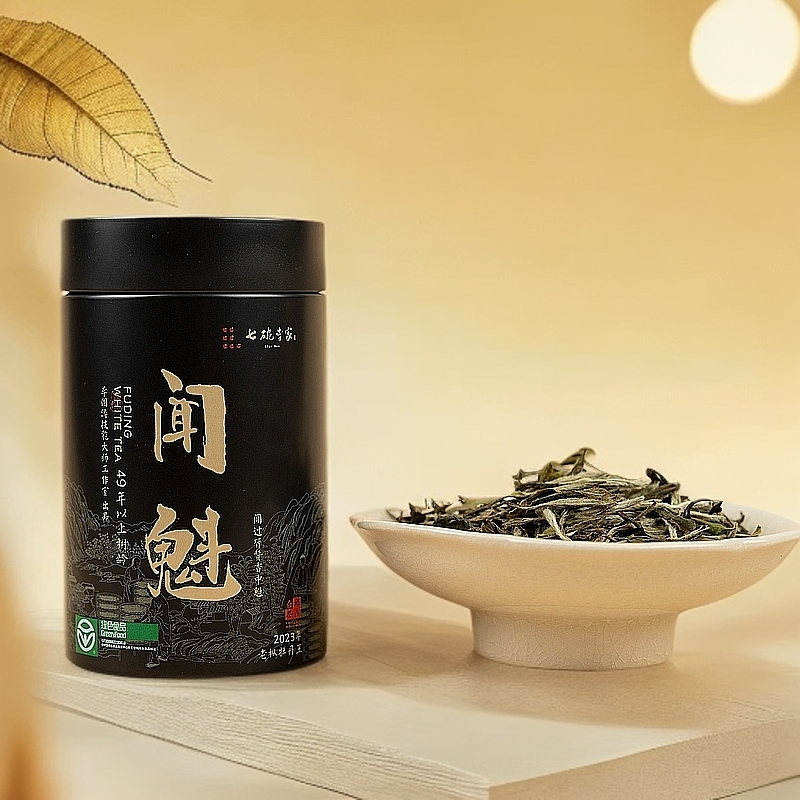 七碗李家【闻魁】2023年老枞牡丹王特级白牡丹30g毫香兰花香高扬