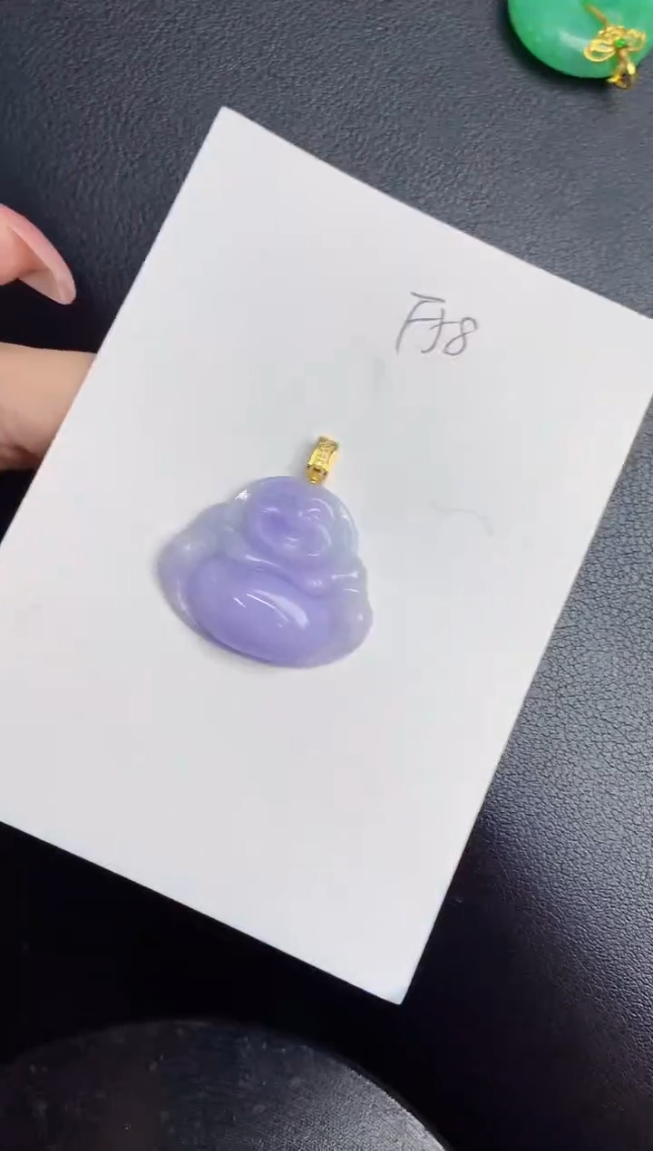 【闪购商品】翡翠颈饰18K金镶嵌000000000