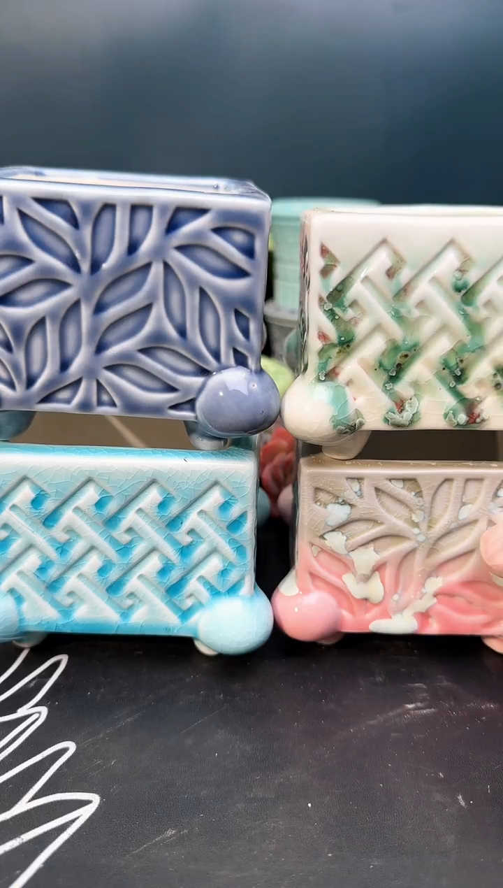 3166  方口大蛙腿盆 4 个默认微瑕