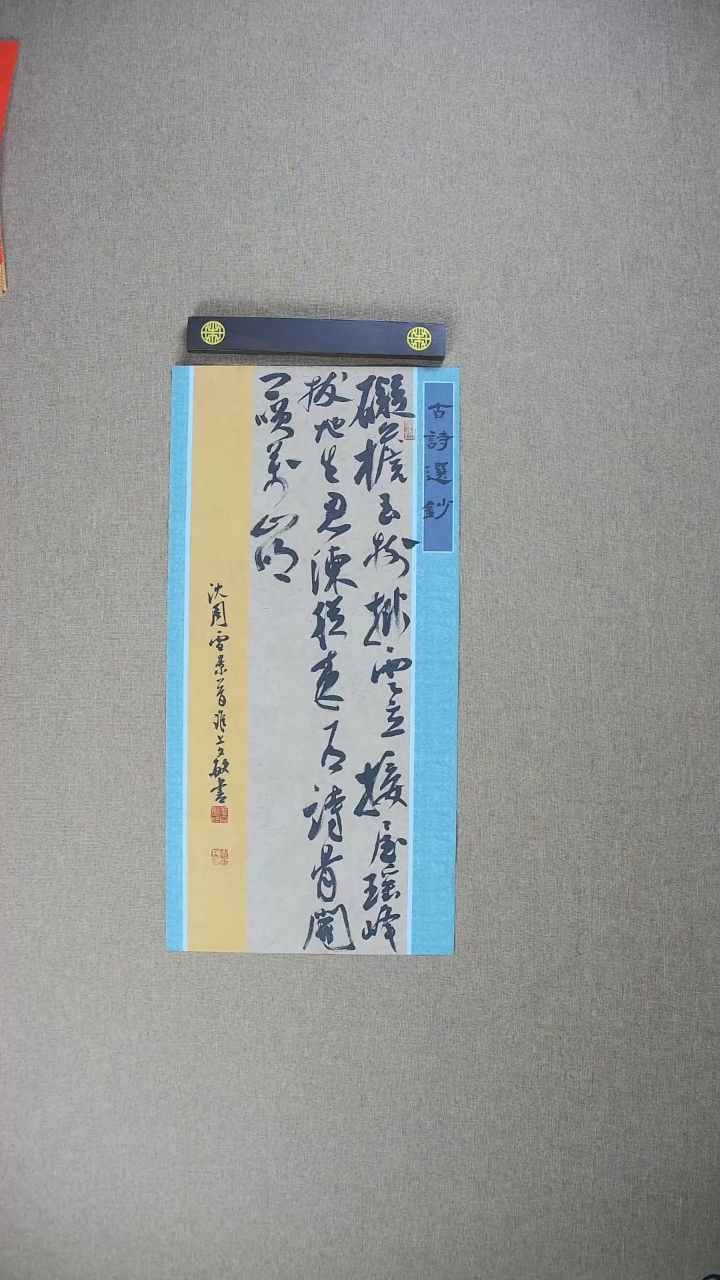 【闪购商品】书法张文敏69*34古诗选抄