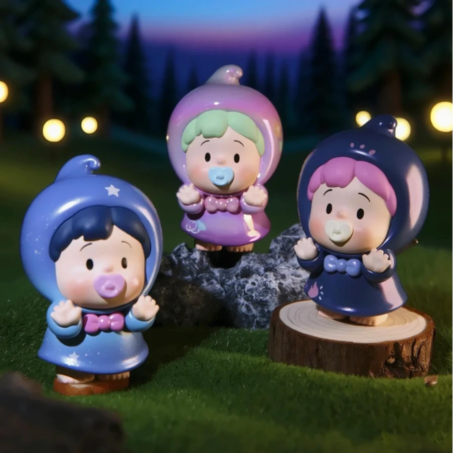 【阿纯潮玩】 小花卷盲盒潮玩可爱摆件