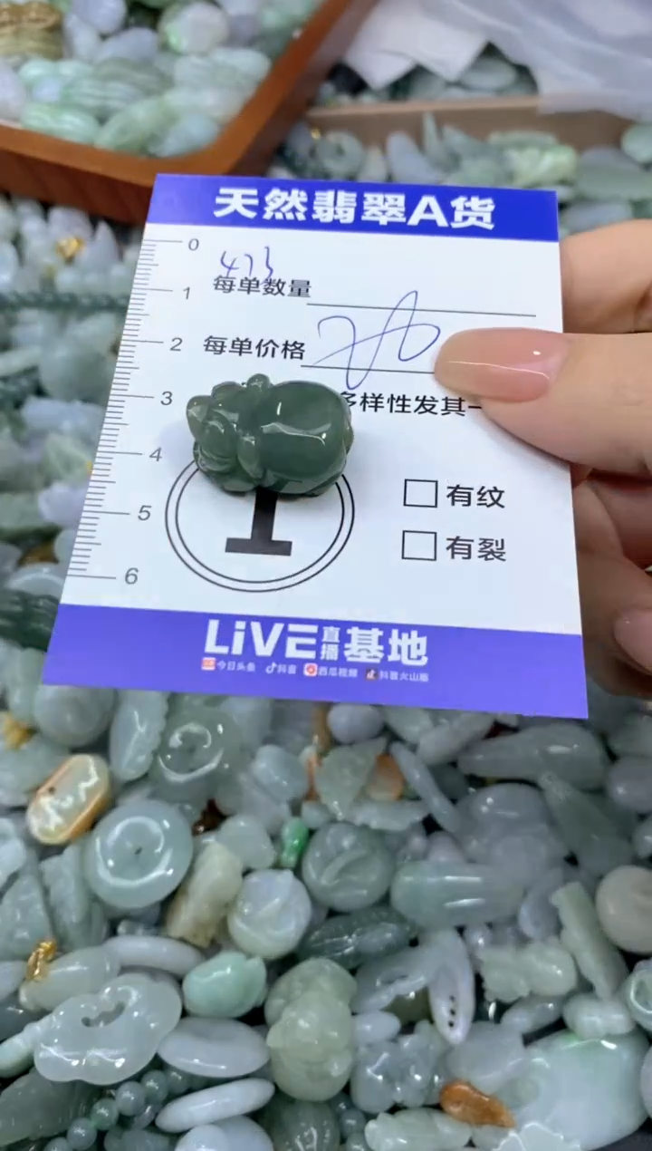 颈饰未镶嵌翡翠天然翡翠A货批量多样性发一件