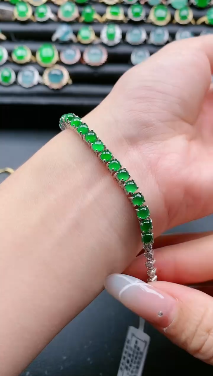 【闪购商品】翡翠戒指银S925镶嵌1111111